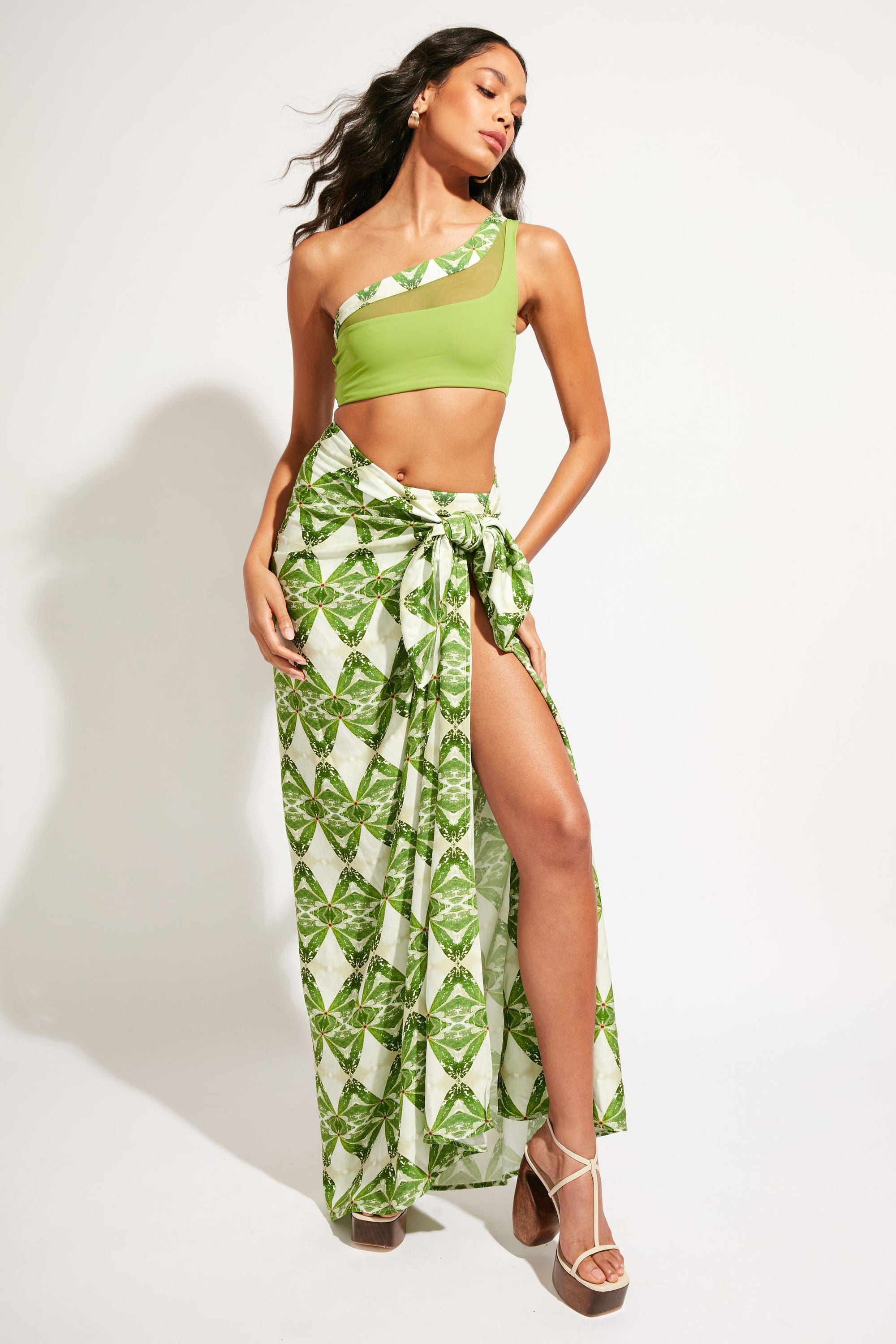 Nomads Swimwear - Bay Top II - Pothos/Nephrite -