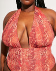 Nomads Swimwear - Isle One Piece - Iguana/Merlot -