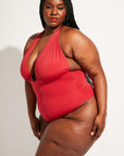 Nomads Swimwear - Isle One Piece - Iguana/Merlot -