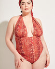 Nomads Swimwear - Isle One Piece - Iguana/Merlot -