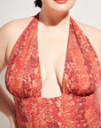 Nomads Swimwear - Isle One Piece - Iguana/Merlot -