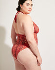 Nomads Swimwear - Isle One Piece - Iguana/Merlot -