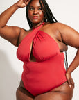 Nomads Swimwear - Isle One Piece - Iguana/Merlot -