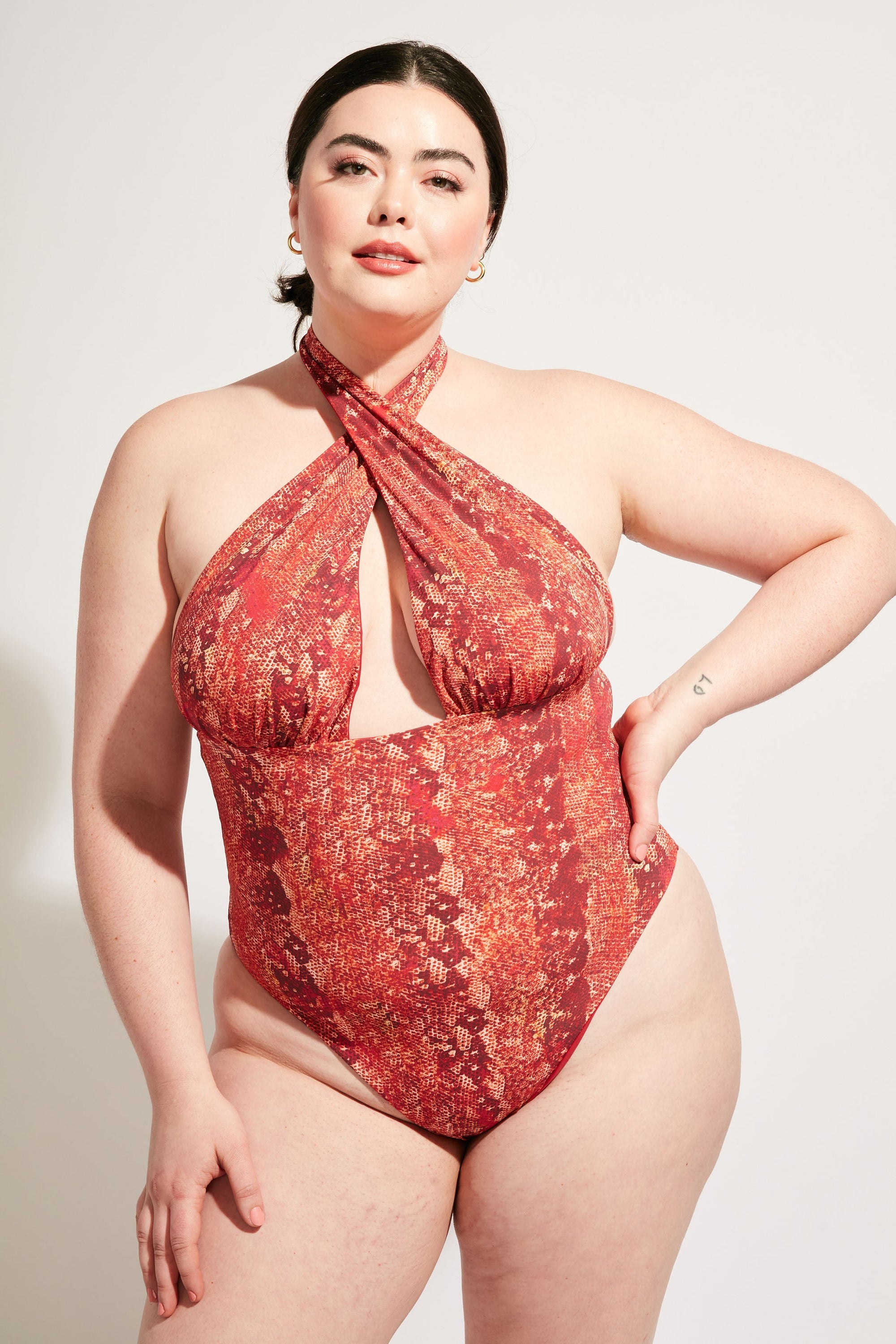 Nomads Swimwear - Isle One Piece - Iguana/Merlot -