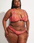 Nomads Swimwear - Playa Bottom - Iguana/Merlot -