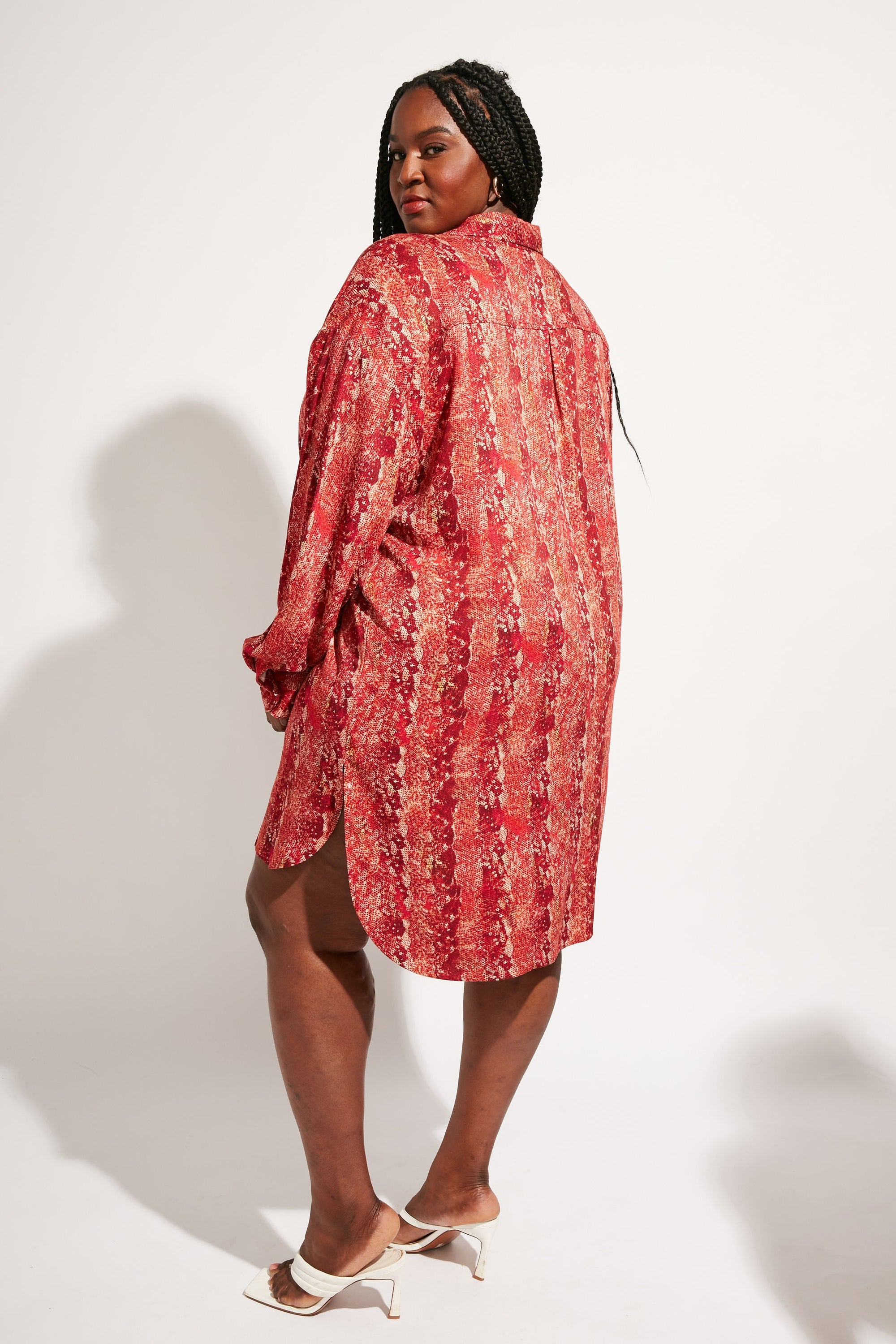 Nomads Swimwear - Sol Button-Up Shirt Dress - Iguana -