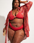 Nomads Swimwear - Playa Bottom - Iguana/Merlot -