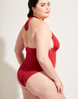 Nomads Swimwear - Isle One Piece - Iguana/Merlot -
