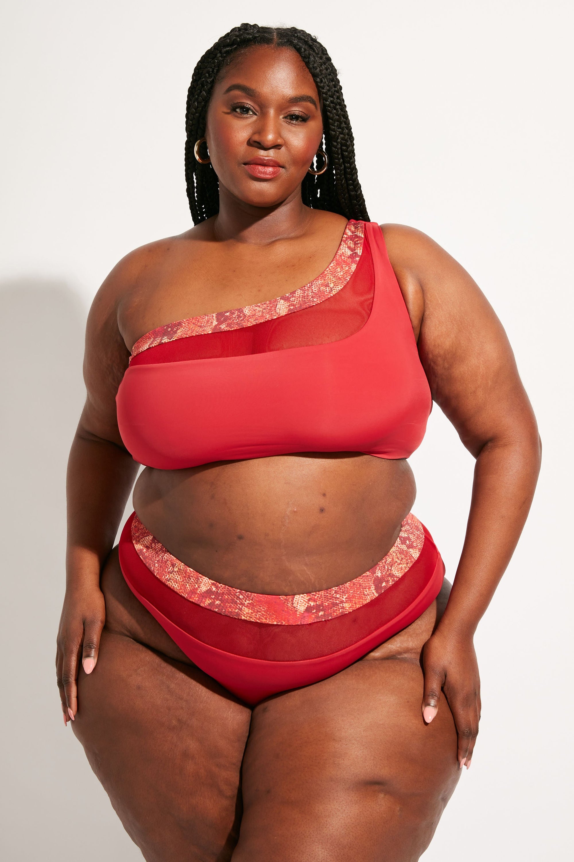 Nomads Swimwear - Bay Bottom II - Iguana/Merlot -