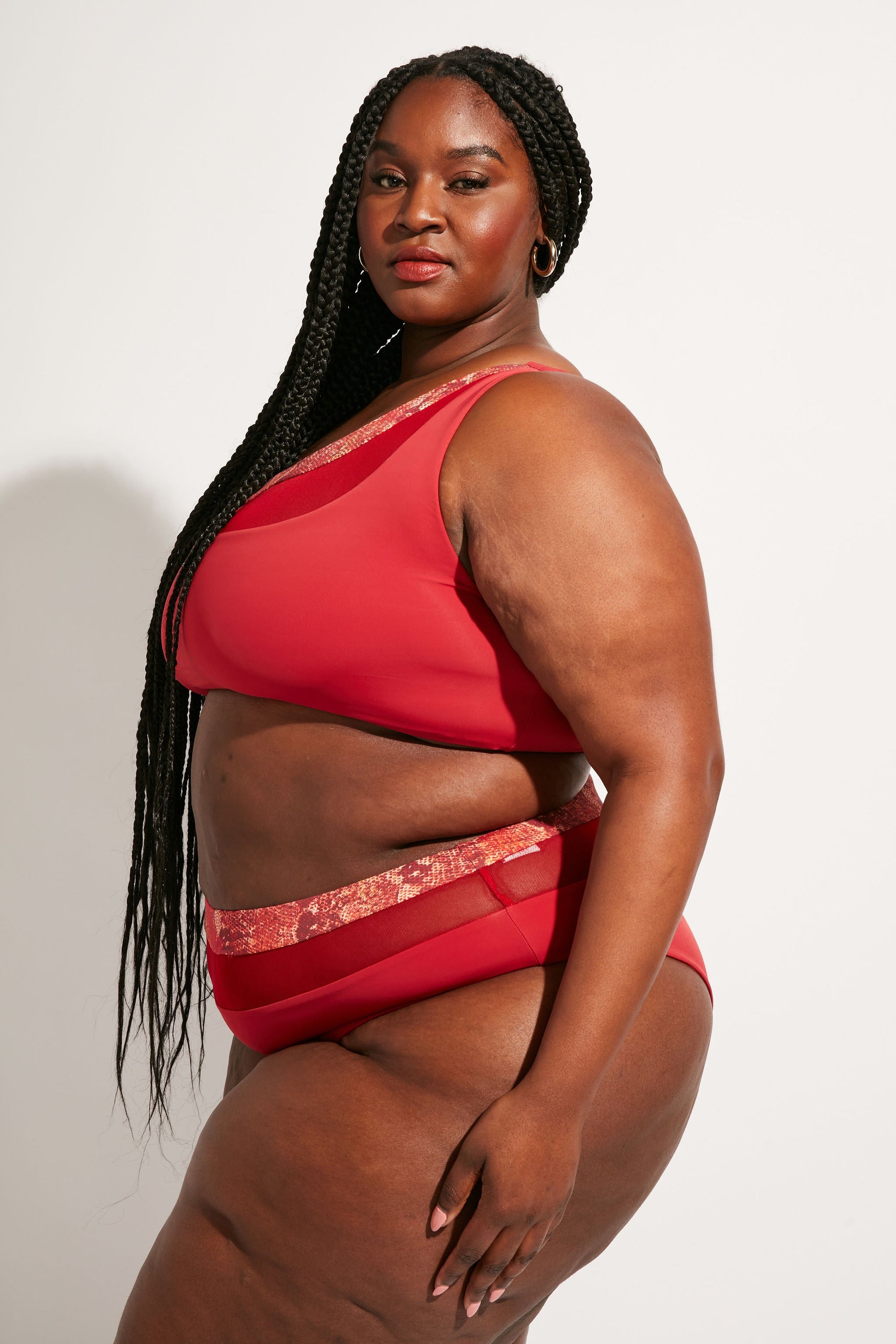 Nomads Swimwear - Bay Bottom II - Iguana/Merlot -