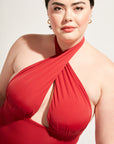 Nomads Swimwear - Isle One Piece - Iguana/Merlot -