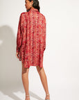 Nomads Swimwear - Sol Button-Up Shirt Dress - Iguana -