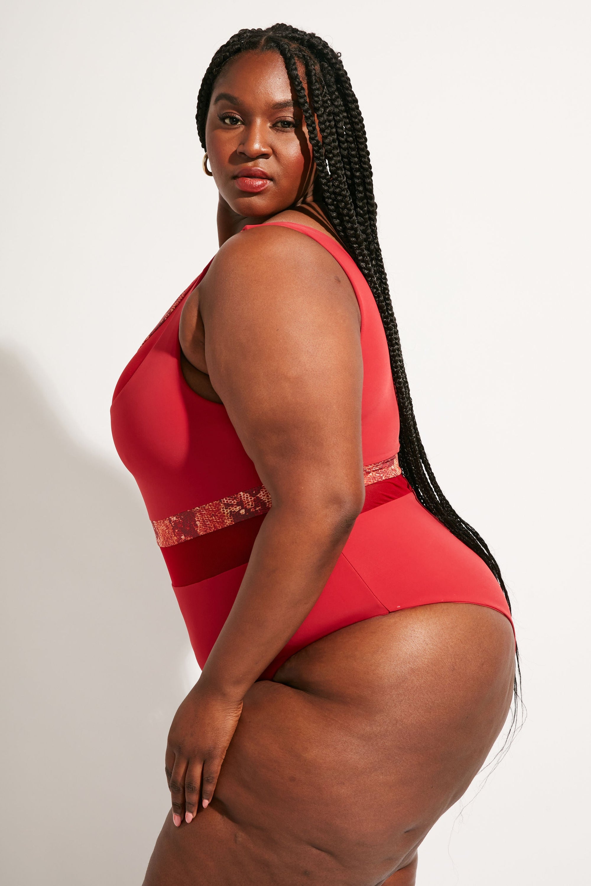 Nomads Swimwear - Coast One Piece II - Iguana/Merlot -