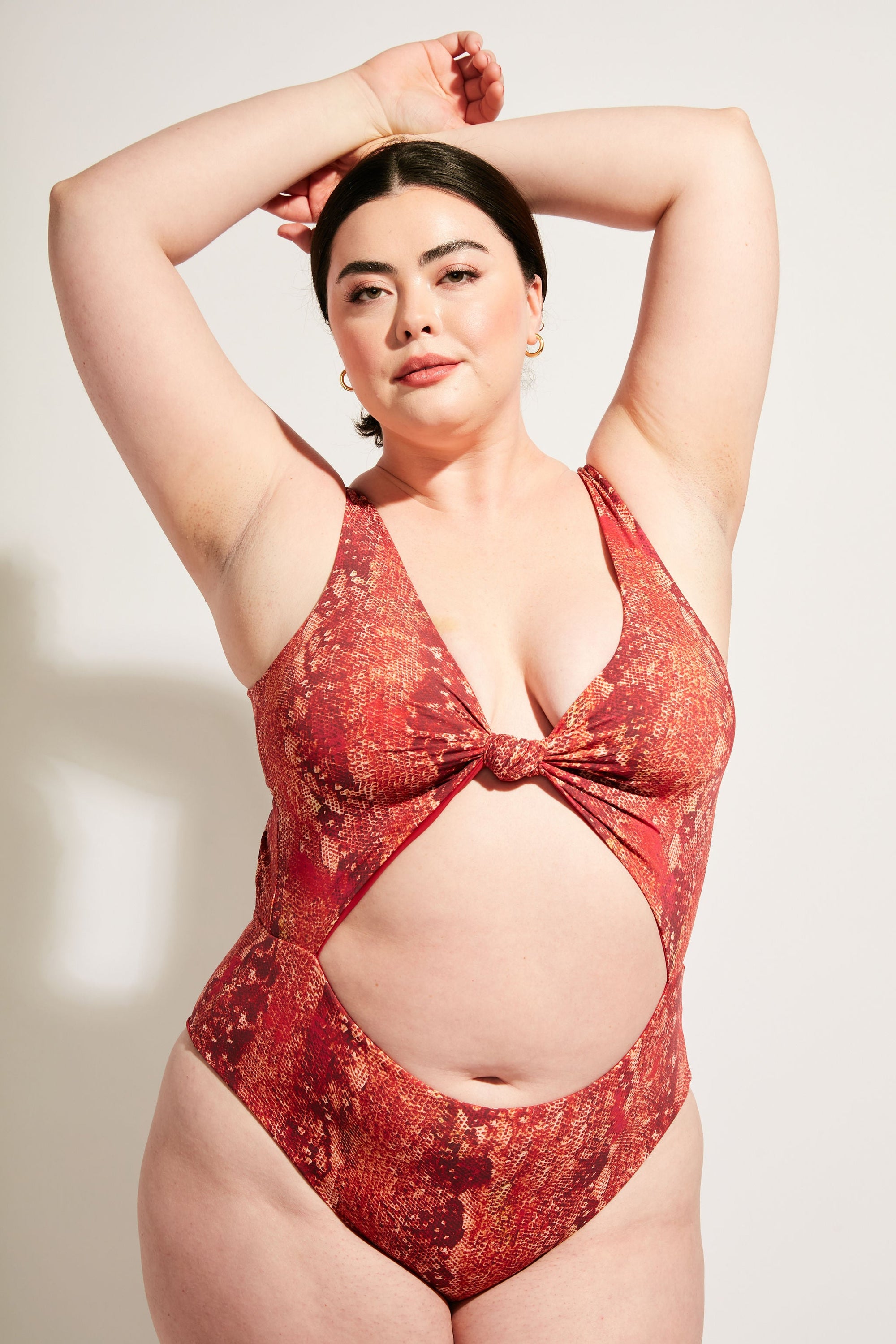 Nomads Swimwear - Shoreline One Piece II - Iguana/Merlot -