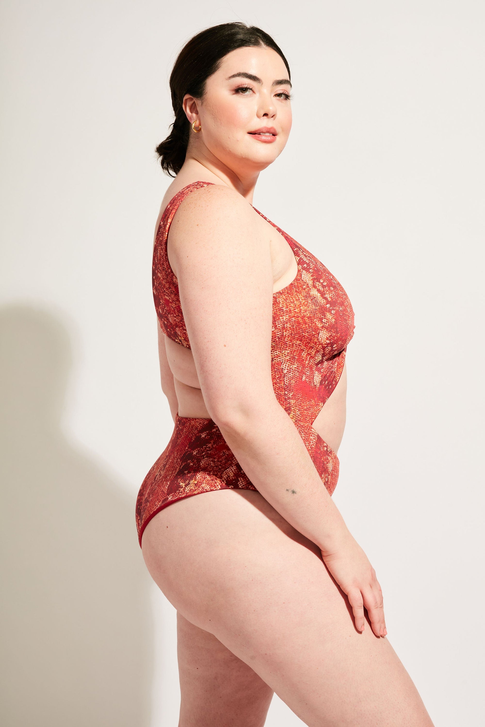 Nomads Swimwear - Shoreline One Piece II - Iguana/Merlot -