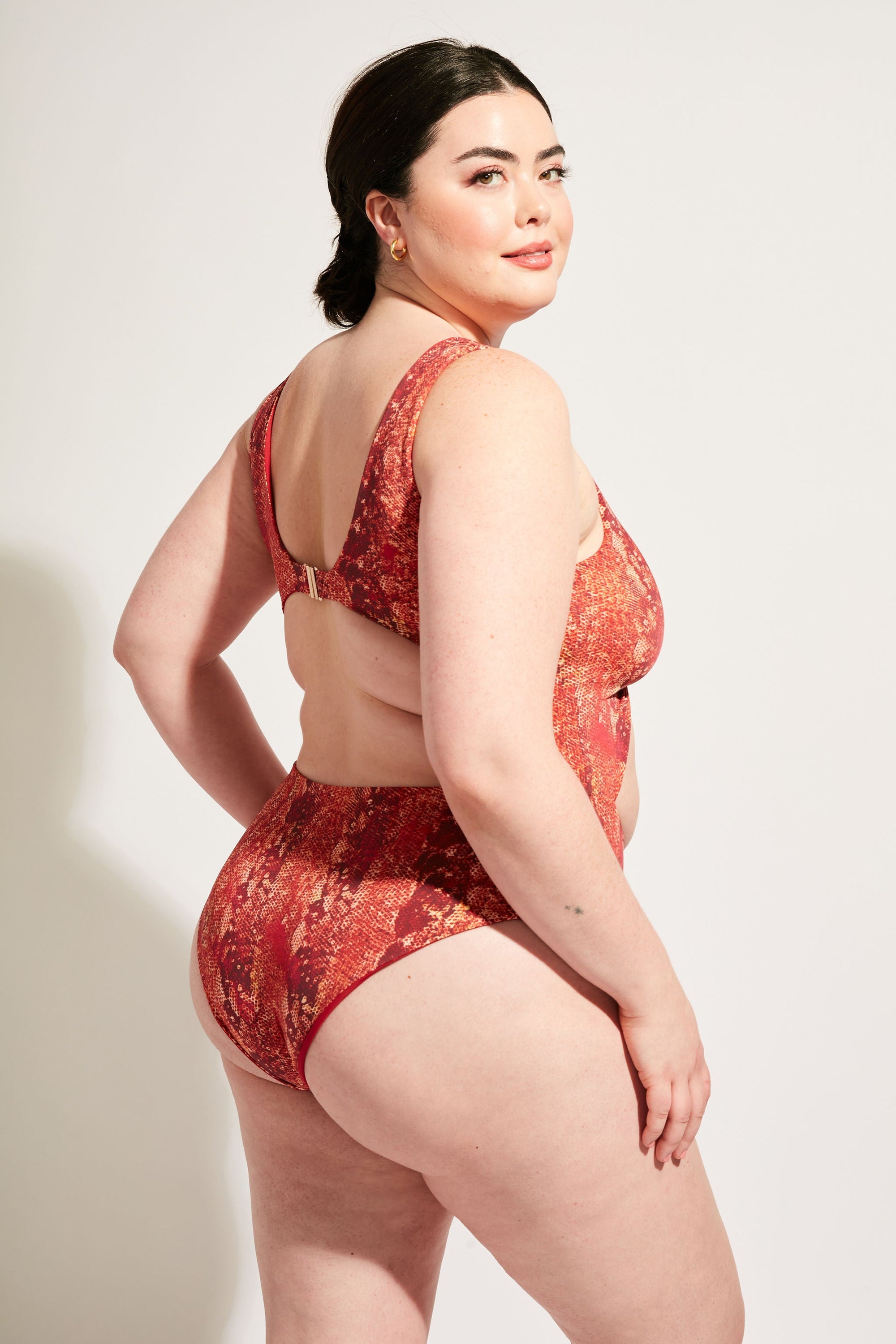 Nomads Swimwear - Shoreline One Piece II - Iguana/Merlot -