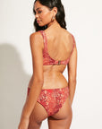 Nomads Swimwear - Playa Bottom - Iguana/Merlot -