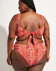 Nomads Swimwear - Current Top II - Iguana/Merlot -