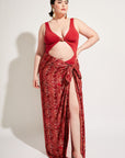 Nomads Swimwear - Shoreline One Piece II - Iguana/Merlot -