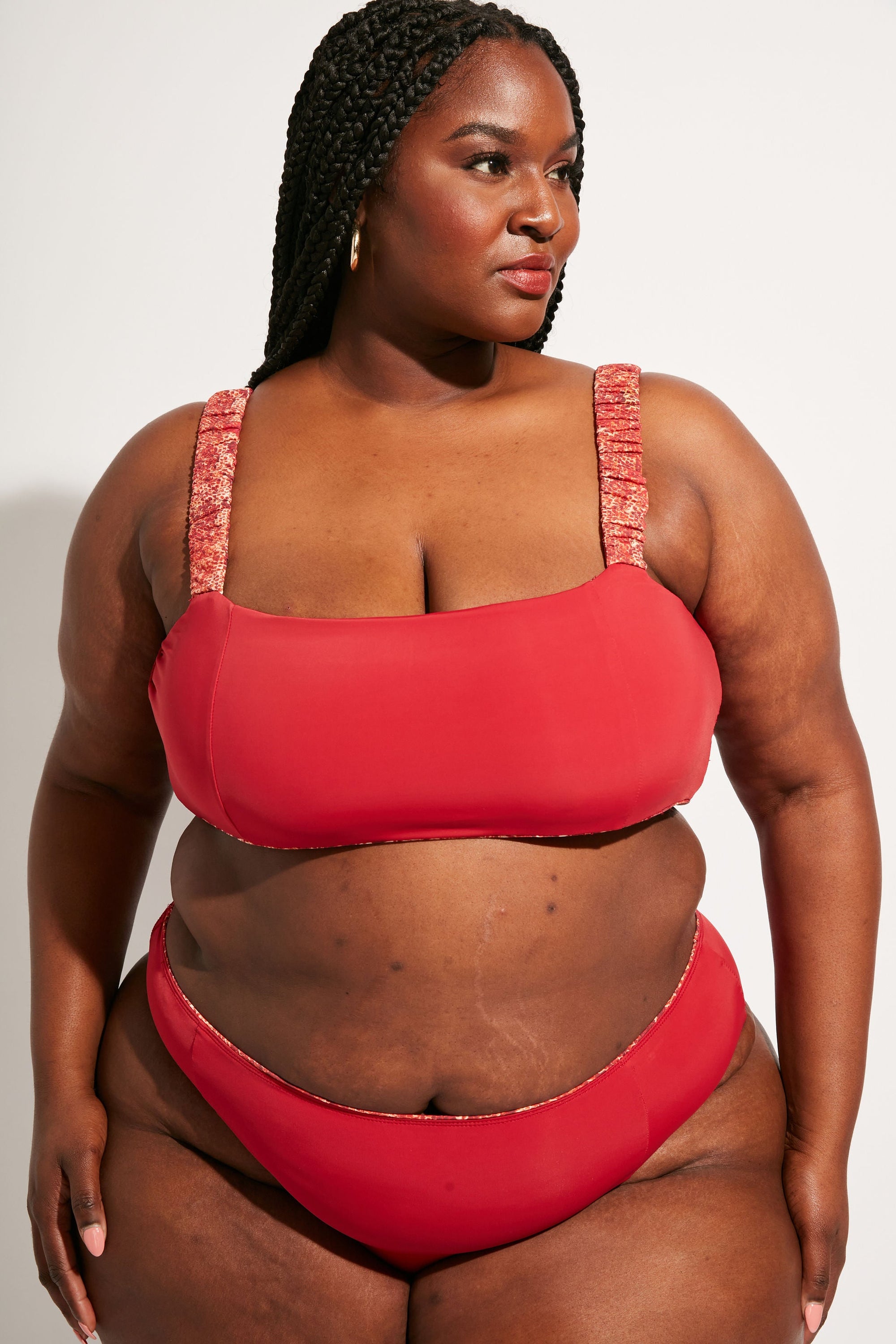Nomads Swimwear - Current Bottom II - Iguana/Merlot -
