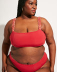 Nomads Swimwear - Current Bottom II - Iguana/Merlot -