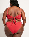 Nomads Swimwear - Current Bottom II - Iguana/Merlot -
