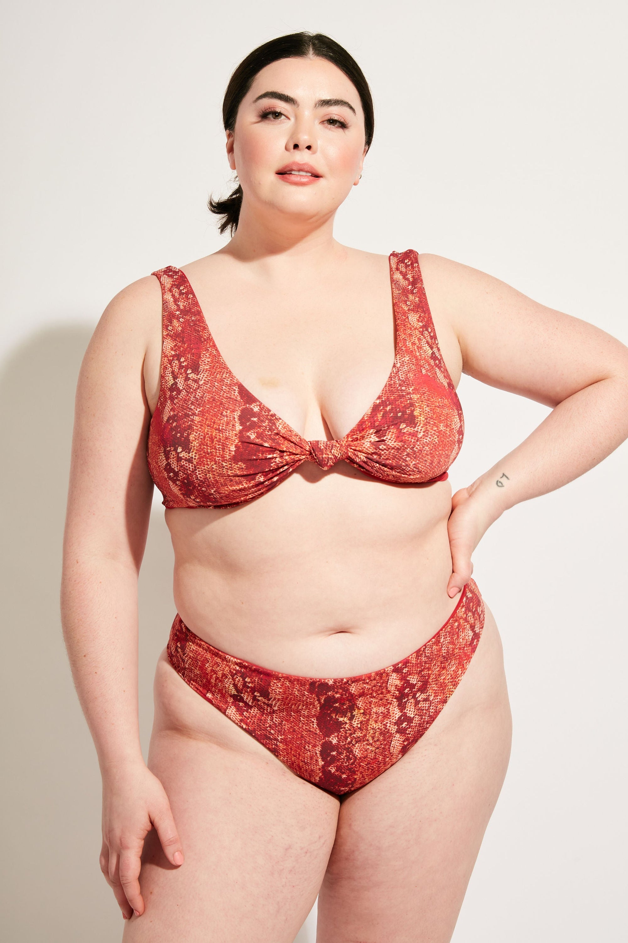 Nomads Swimwear - Playa Top II - Iguana/Merlot -