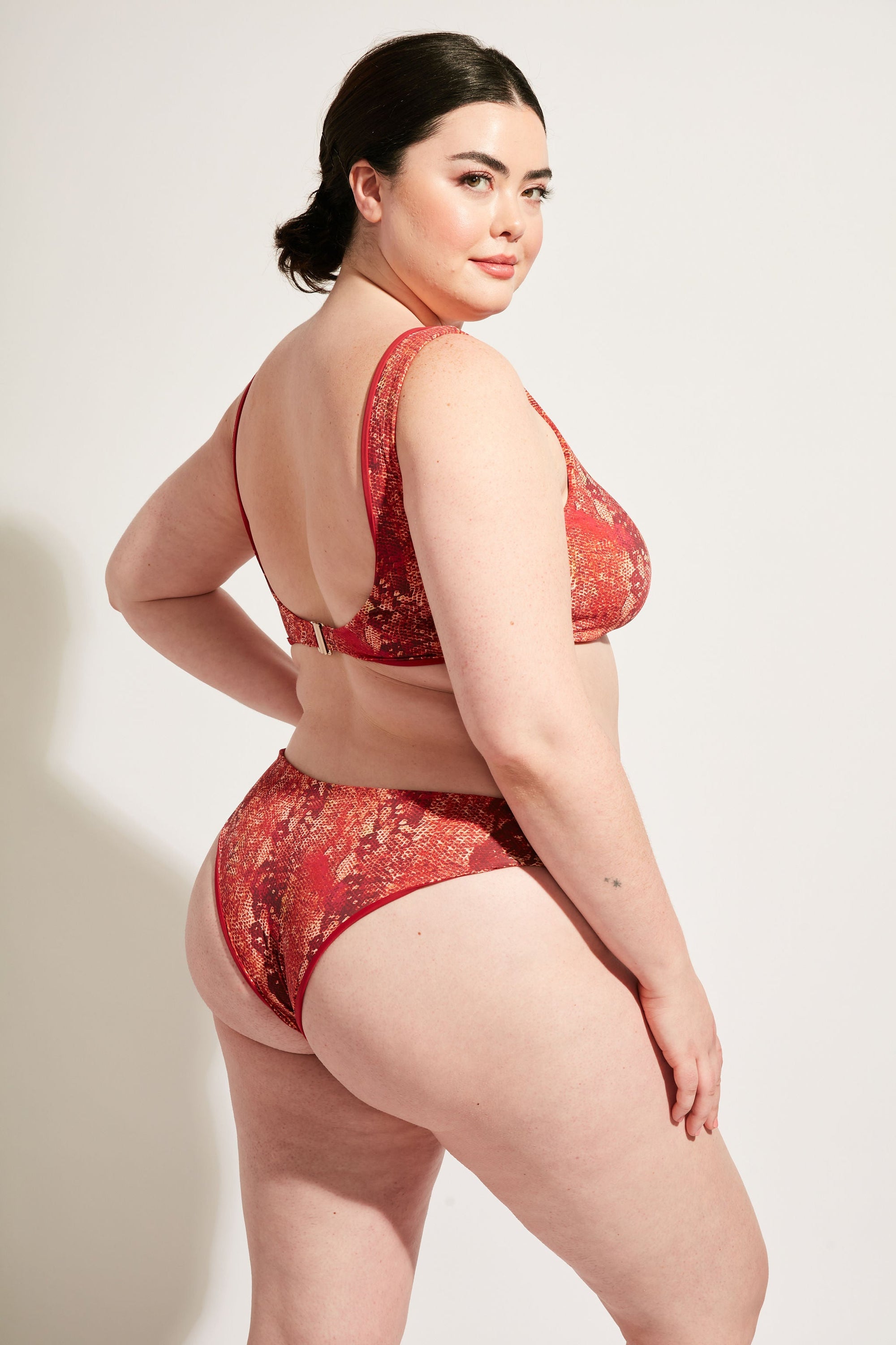 Nomads Swimwear - Playa Bottom - Iguana/Merlot -
