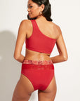 Nomads Swimwear - Bay Bottom II - Iguana/Merlot -