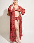 Nomads Swimwear - Playa Bottom - Iguana/Merlot -