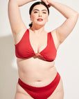 Nomads Swimwear - Playa Bottom - Iguana/Merlot -