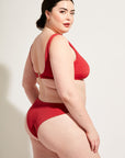 Nomads Swimwear - Playa Bottom - Iguana/Merlot -