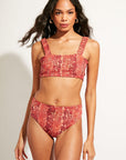 Nomads Swimwear - Current Bottom II - Iguana/Merlot -