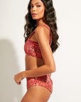 Nomads Swimwear - Current Bottom II - Iguana/Merlot -