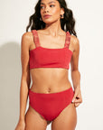 Nomads Swimwear - Current Bottom II - Iguana/Merlot -