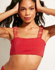 Nomads Swimwear - Current Top II - Iguana/Merlot -