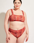 Nomads Swimwear - Current Bottom II - Iguana/Merlot -