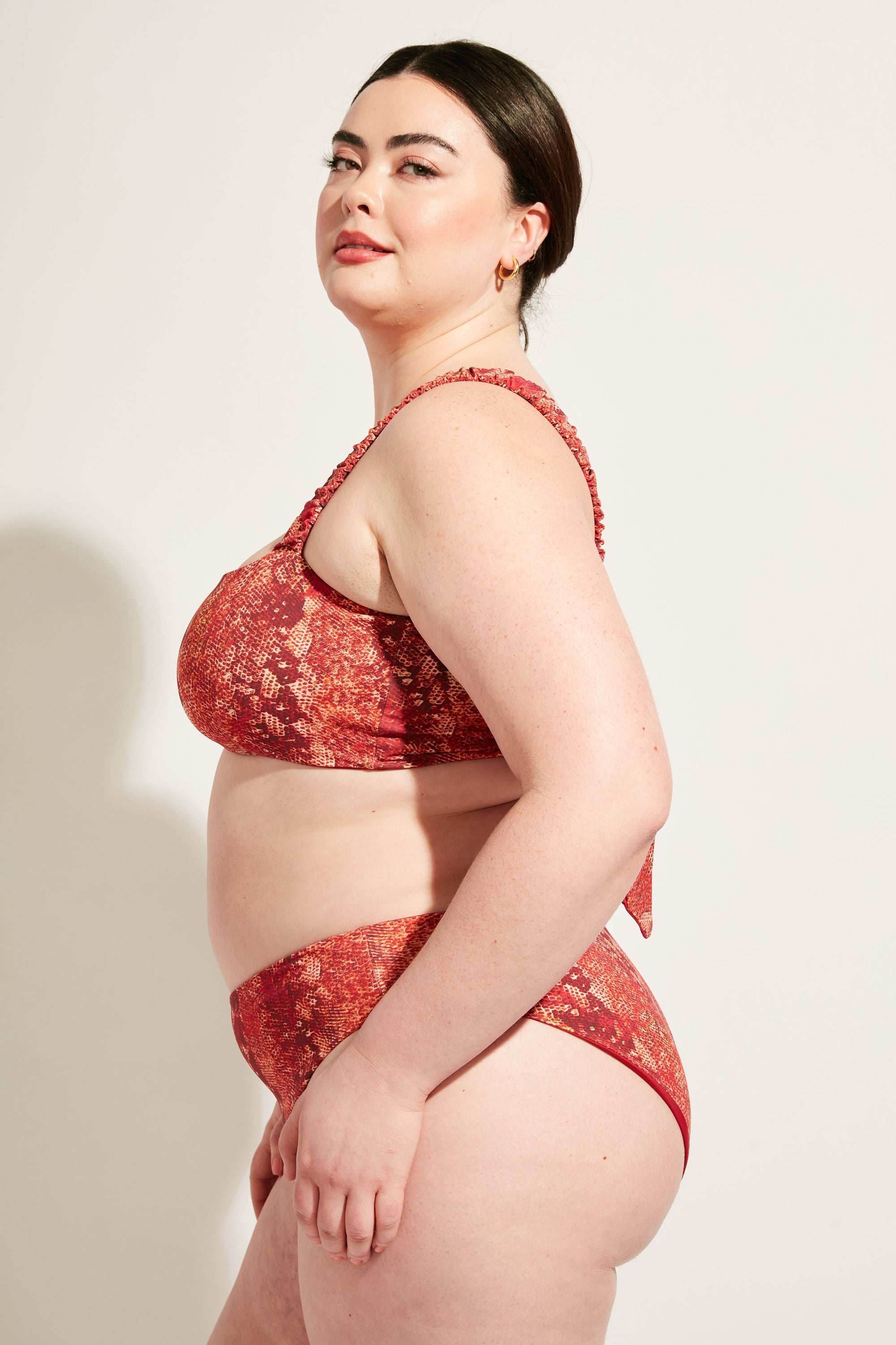 Nomads Swimwear - Current Bottom II - Iguana/Merlot -