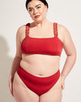 Nomads Swimwear - Current Bottom II - Iguana/Merlot -