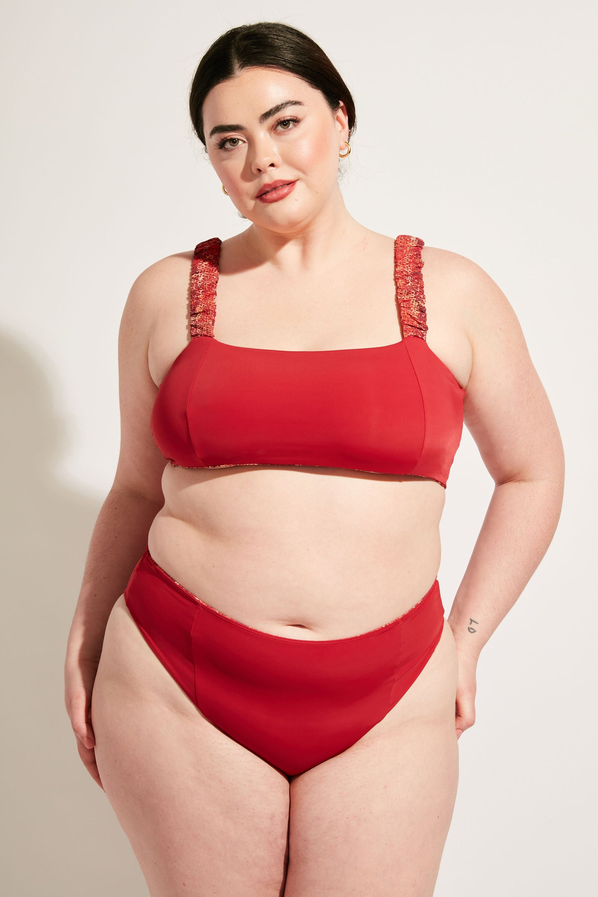 Nomads Swimwear - Current Top II - Iguana/Merlot -