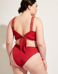 Nomads Swimwear - Current Bottom II - Iguana/Merlot -