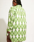 Nomads Swimwear - Sol Button-Up Shirt Dress - Pothos -