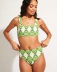 Nomads Swimwear - Current Bottom II - Pothos/Nephrite -