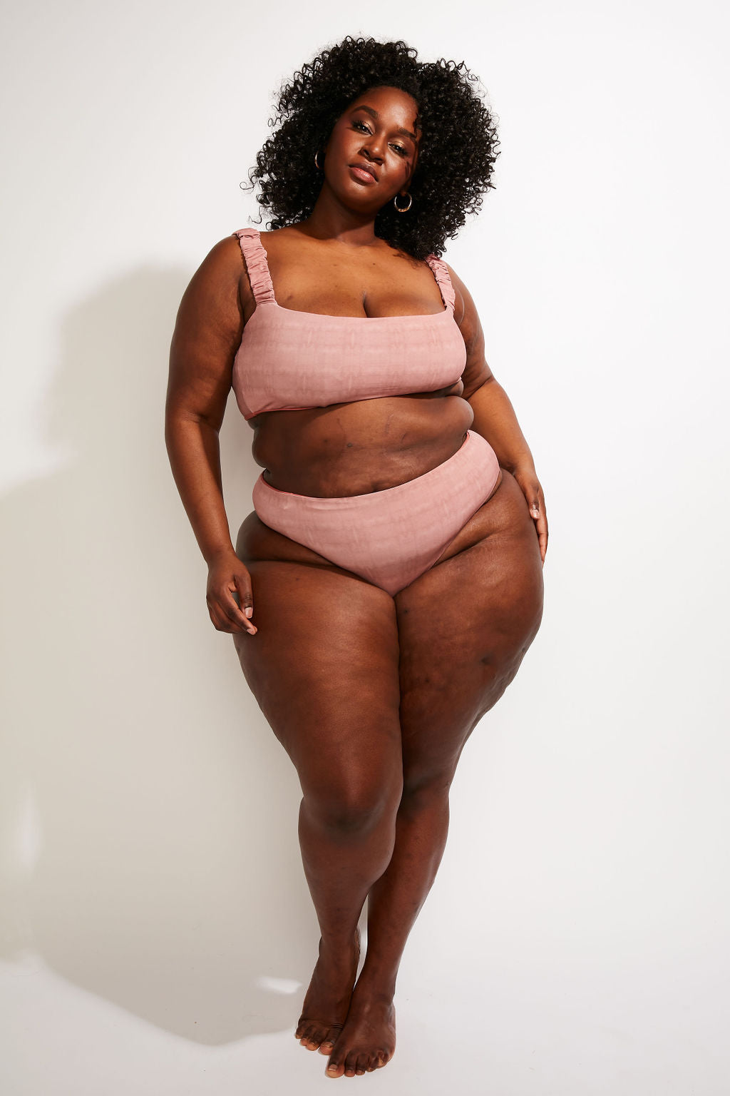 Current Swim Bottom II - Dusty Rose