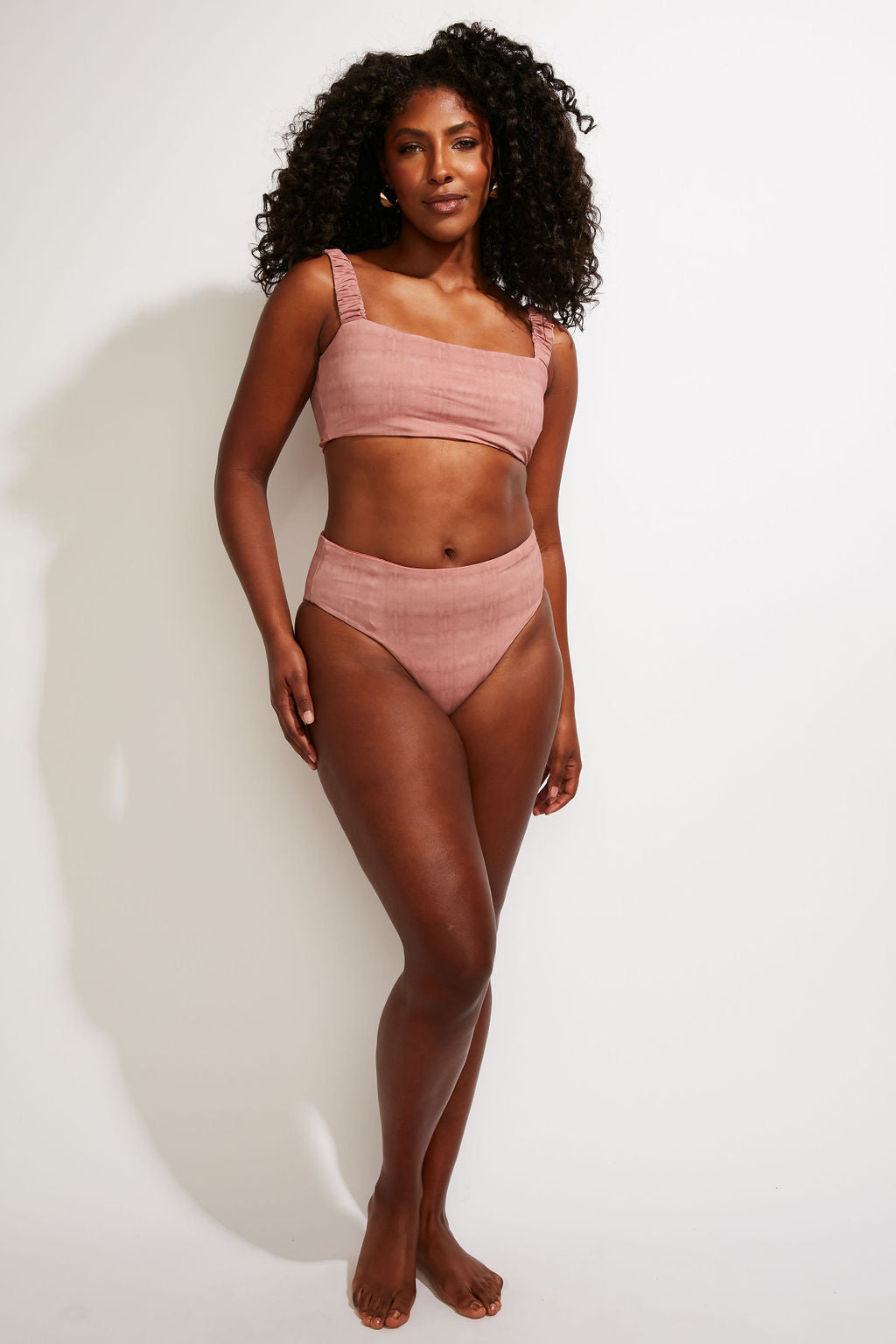 Current Swim Bottom II - Dusty Rose