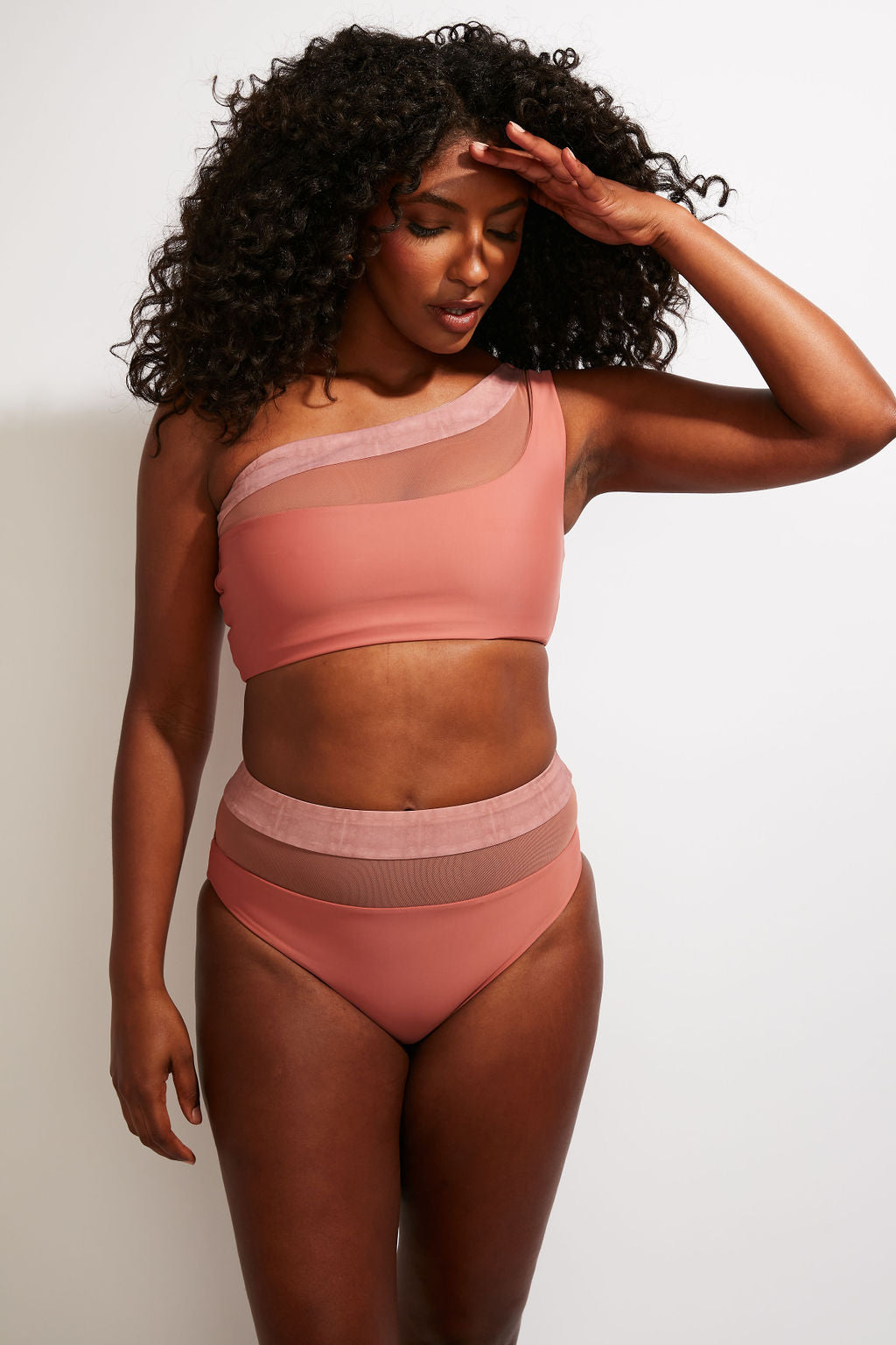 Bay Swim Bottom II - Dusty Rose