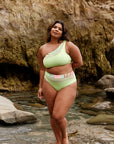 Nomads Swimwear - Bay Bottom II - Avocado/Birds of Paradise -