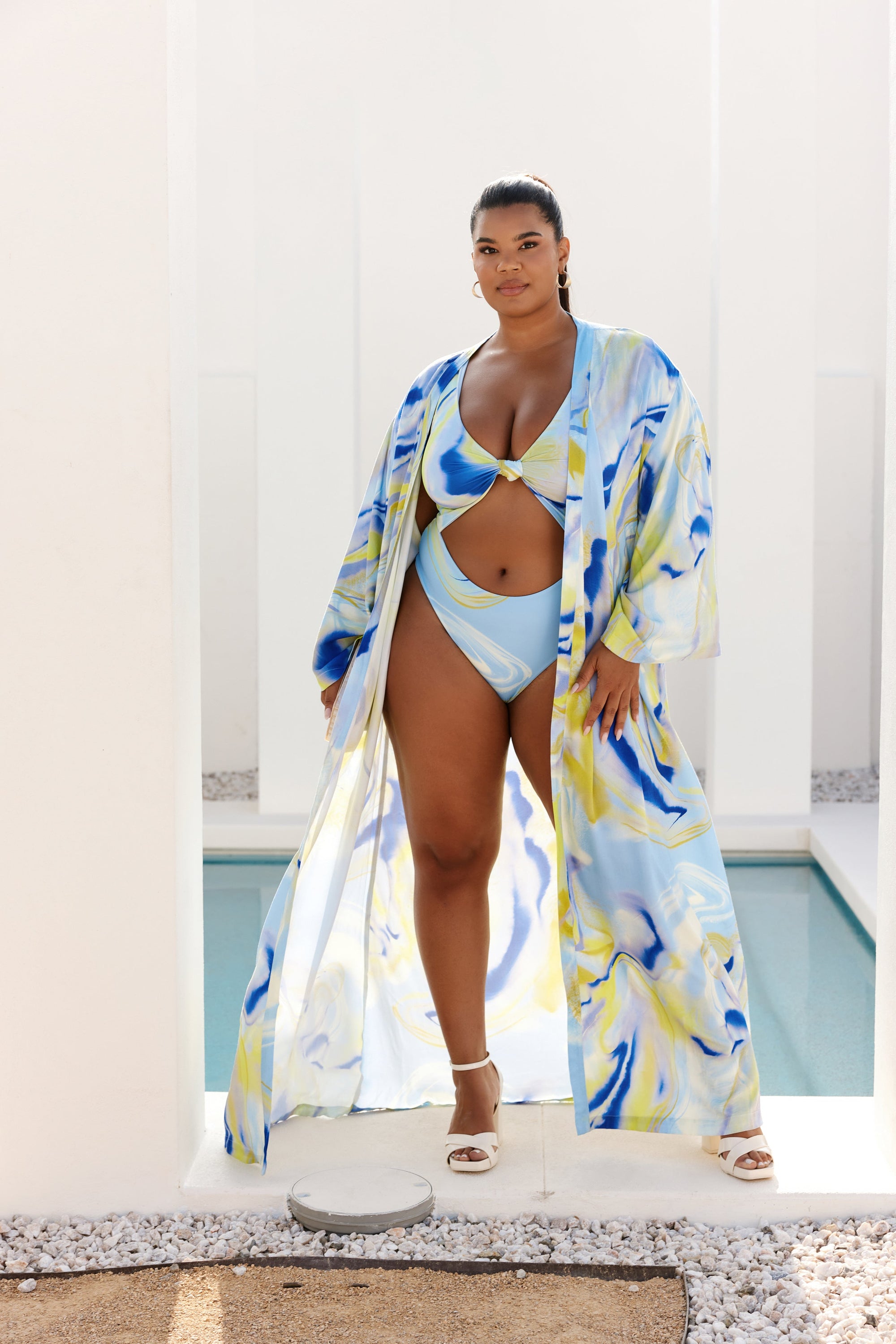 Nomads Swimwear - Sunset Kimono II - Geode -
