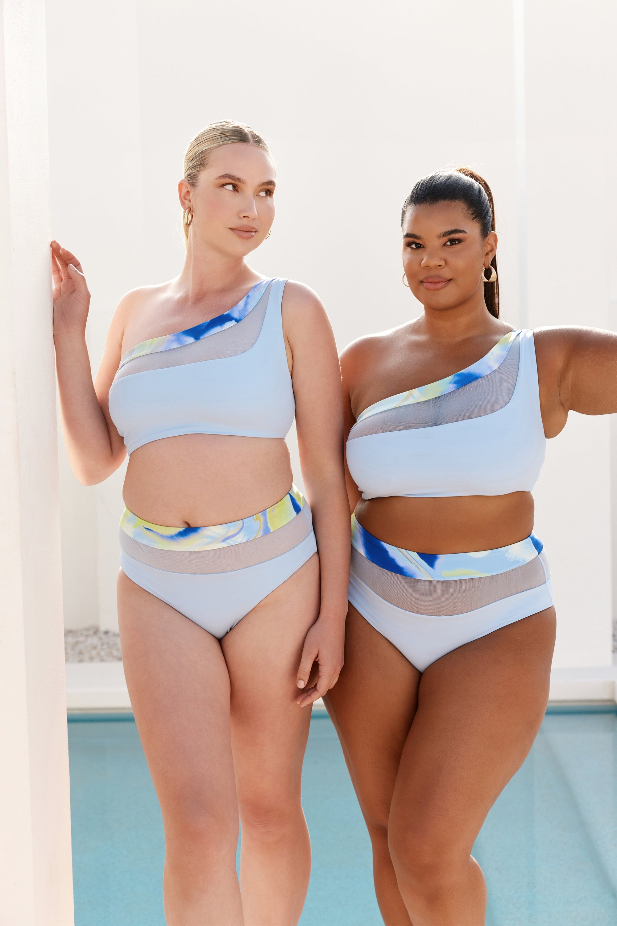 Nomads Swimwear - Bay Bottom II - Sky/Geode -