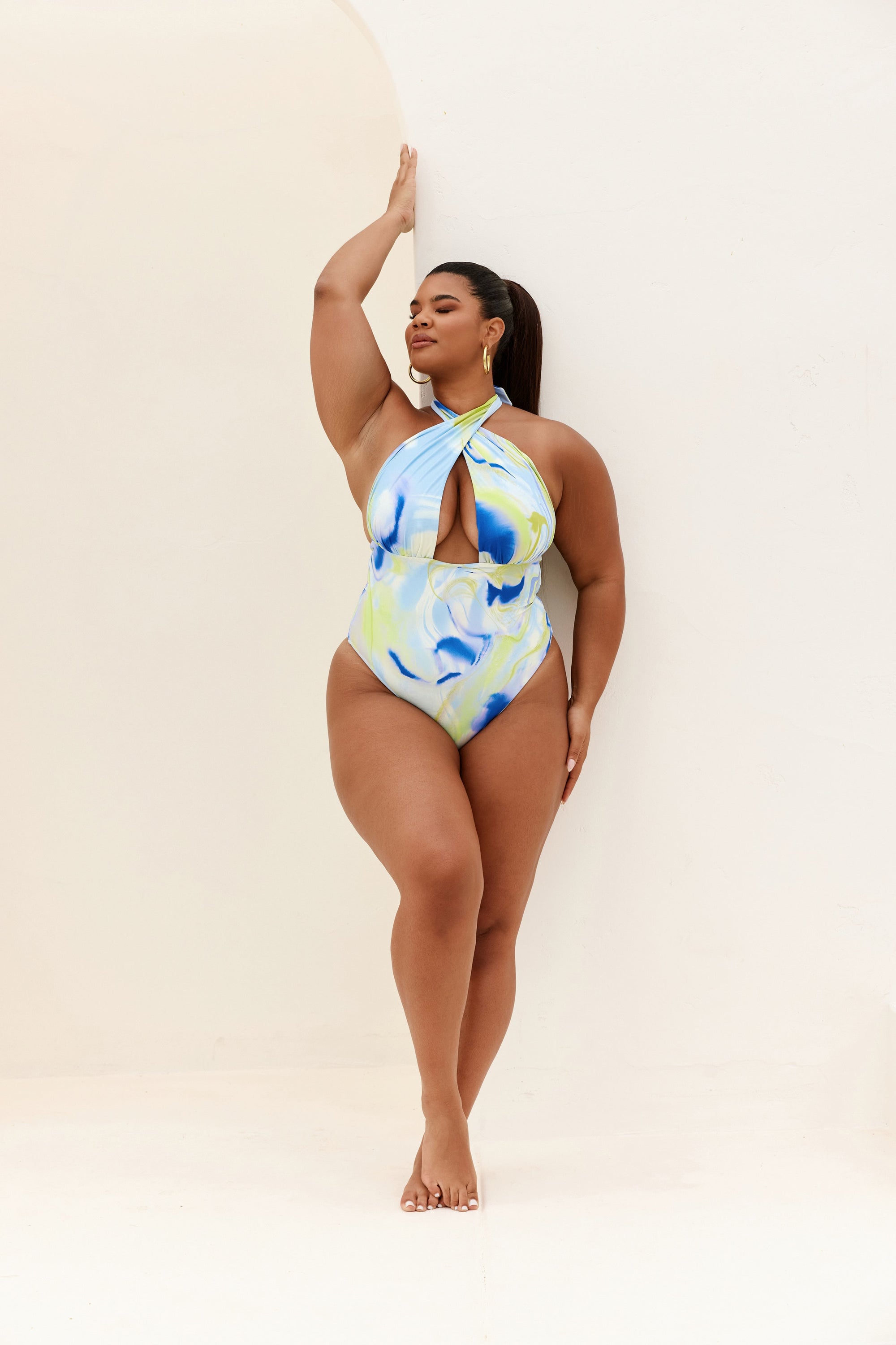 Nomads Swimwear - Isle One Piece - Sky/Geode -